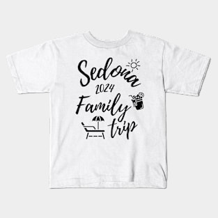 Sedona Family Trip 2024 Arizona Vacation Fun Matching Group Design Kids T-Shirt